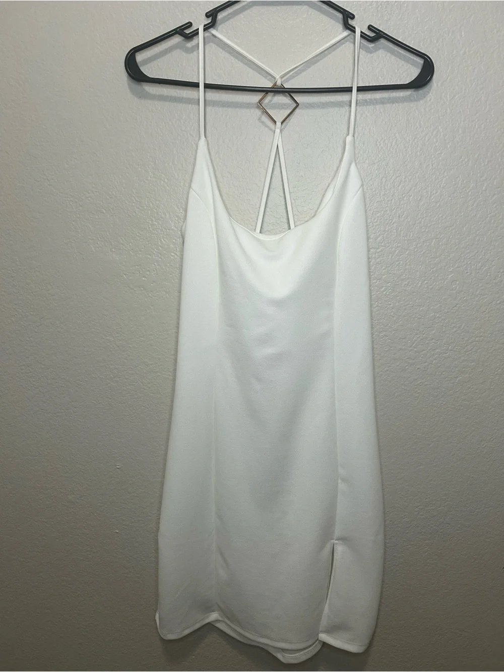 rue 21 bodycon dresses Rue21 | Nwt O’delilah White Mini Dress Size Large Clubwear | Color: White | Size: L Color:Periwinkle* White * Material SYNC_PRICE Mom Daughter Matching Dresses